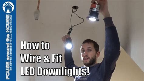 how to install led downlights